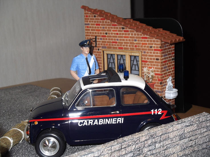 Fiat 500 Police Car