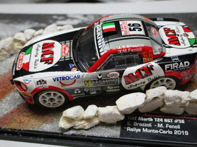 Abarth 124 RGT at Monte Carlo Rally 2019